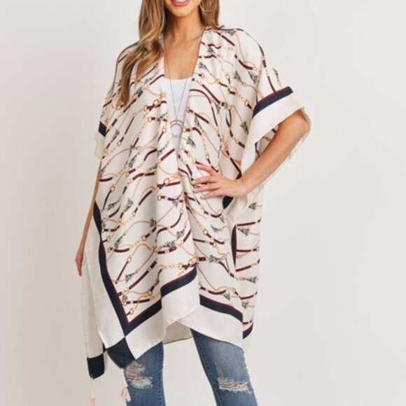 Got me in Chains Kimono Top / Swimsuit Cover up - Picture 2 of 6